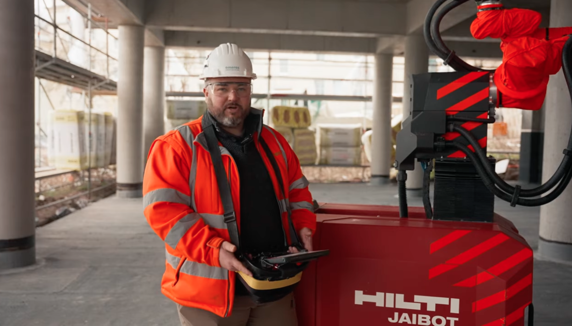 Zaawansowany technologicznie robot wiertniczy na budowie – Hilti Jaibot wyznacza nowe standardy