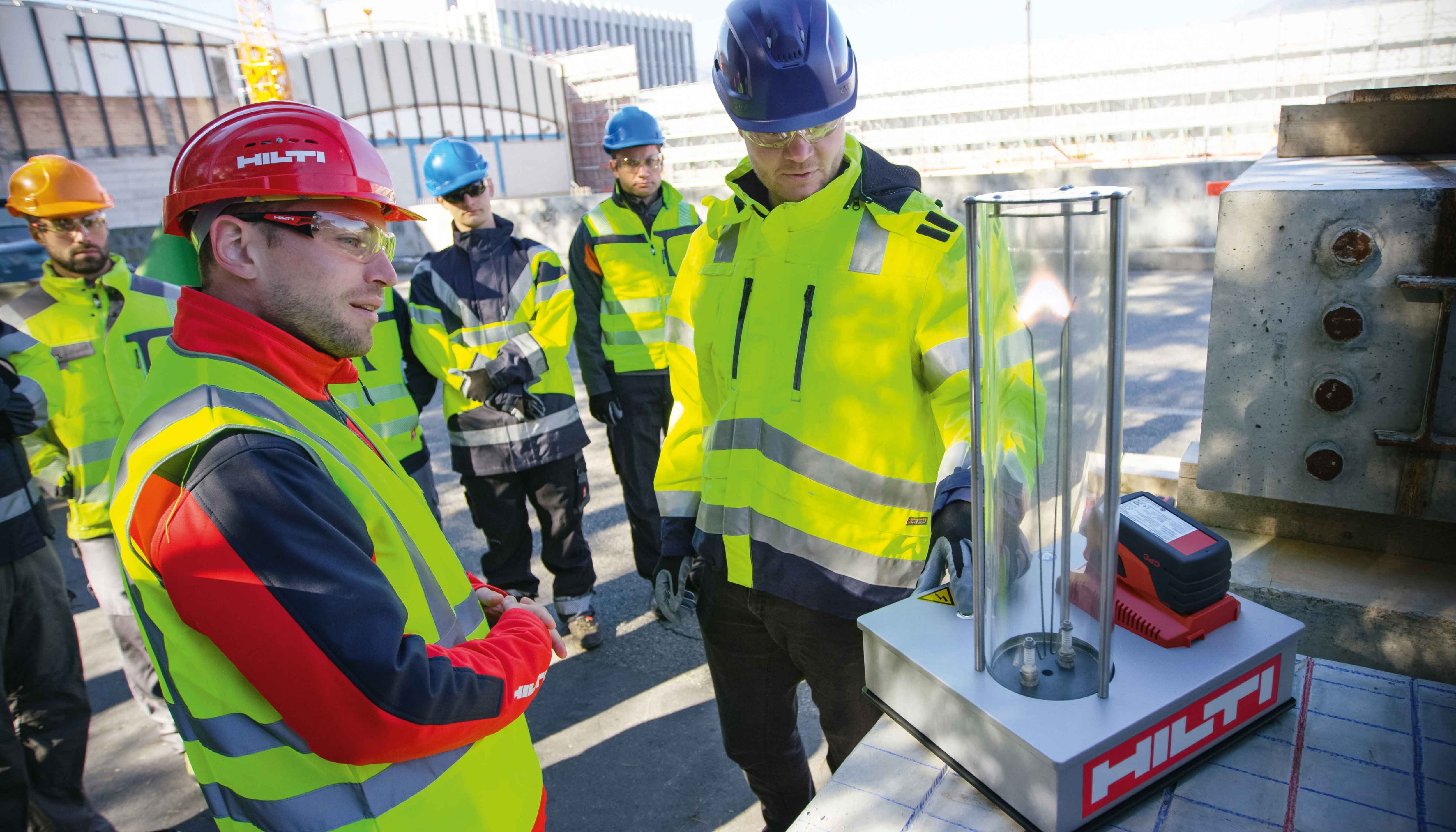 Hilti Sicherheitsschulungen für die Unfallprävention