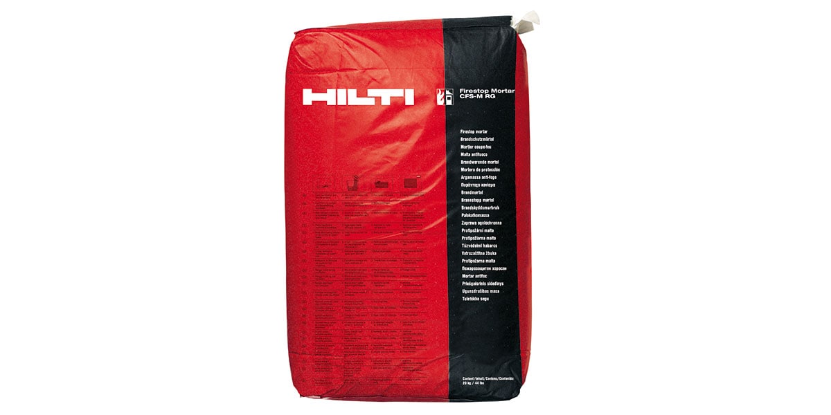 CP 636, CFS-M RG, ETA, Firestop, Mortar