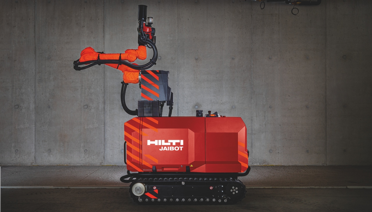 Semi-autonomer Bohrroboter für Decken