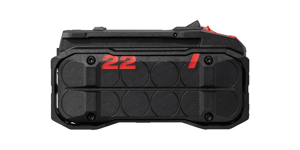 Na zdjęciu widać akumulator Hilti Nuron B22-55.