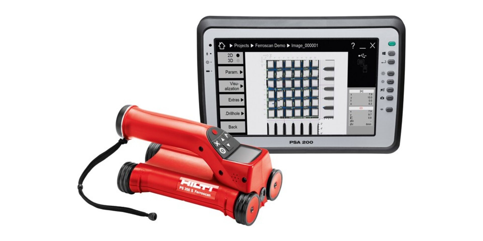 System Ferroscan PS 300 i Tablet PSA 200 Hilti