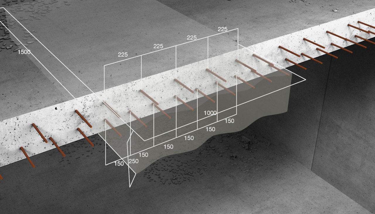 Przesiewanie prętów zbrojeniowych za pomocą pakietu PROFIS Engineering Suite