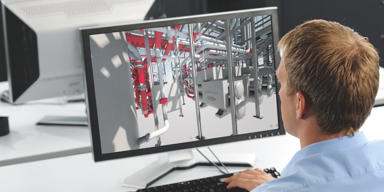 Dzięki wykorzystaniu koncepcji BIM(Building Information Modeling) w budownictwie jednocześnie nad projektem może pracować zarówno architekt, inżynier jak i kierownik projektu