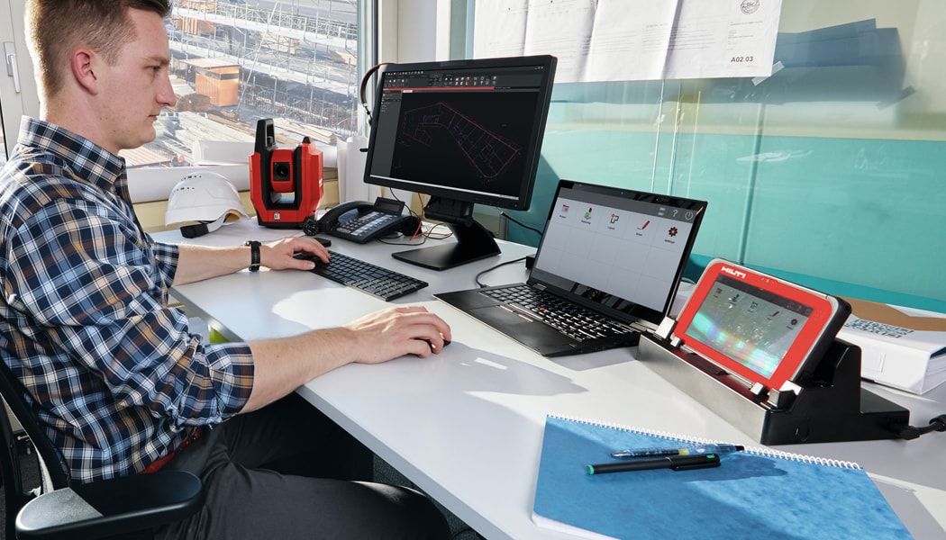 Przygotowanie danych dla POS 180 z Profis Layout Office, Desktop: Profis Layout Office 1 Tablet: Ekran główny