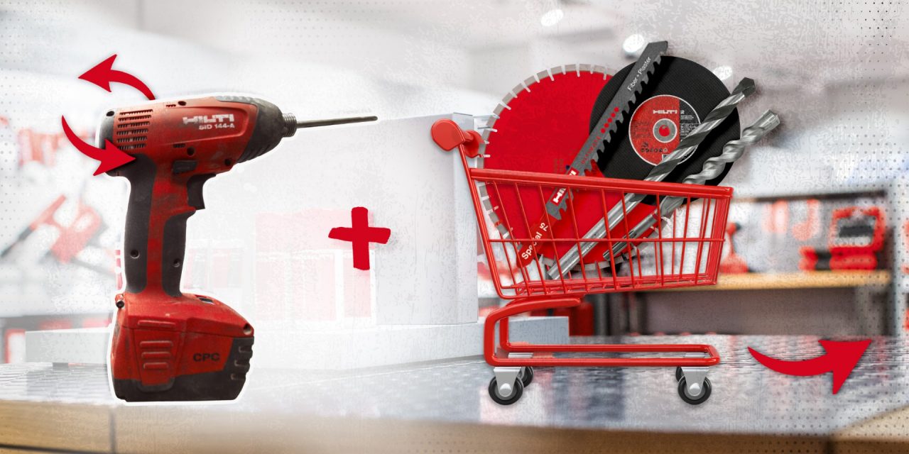 Oddaj zużyte elektronarzędzia i zrób zakupy w Salonie Hilti