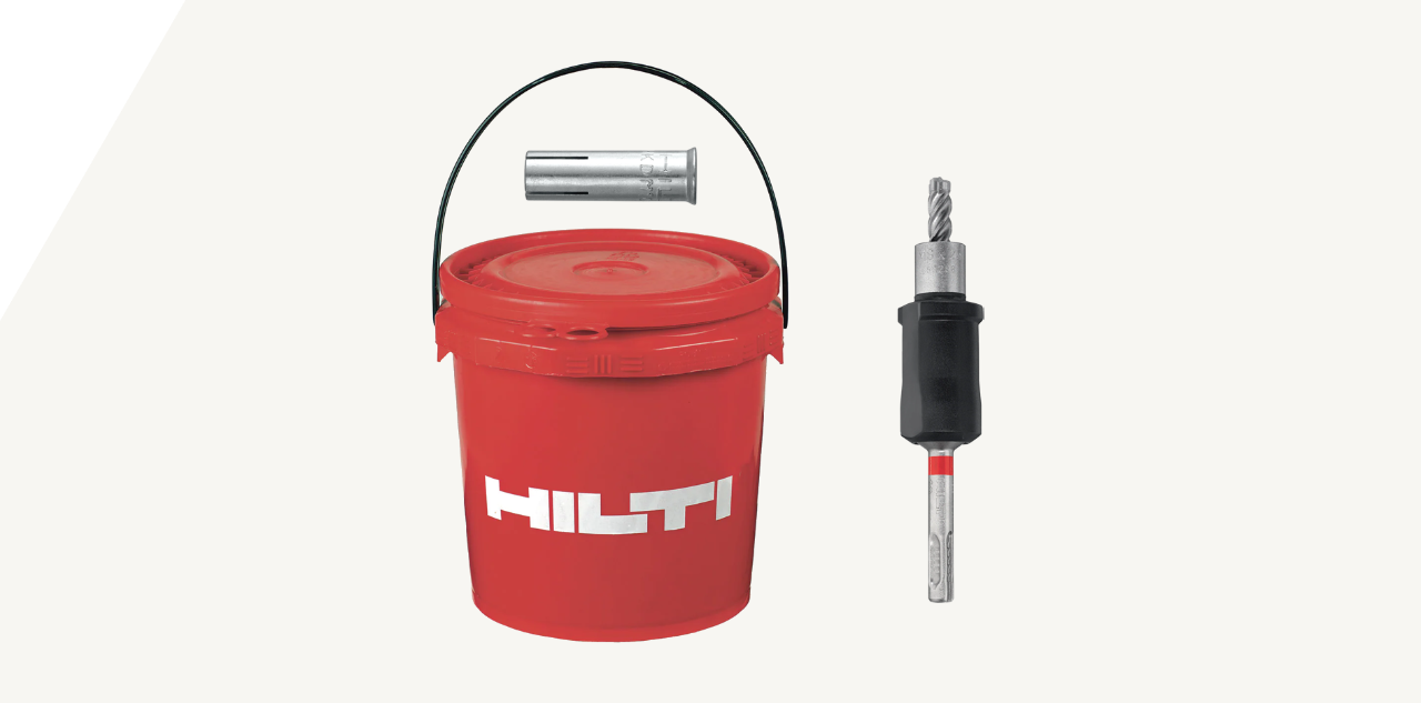 Hilti Befestigungs-Sets: Tägliche Anwendungen