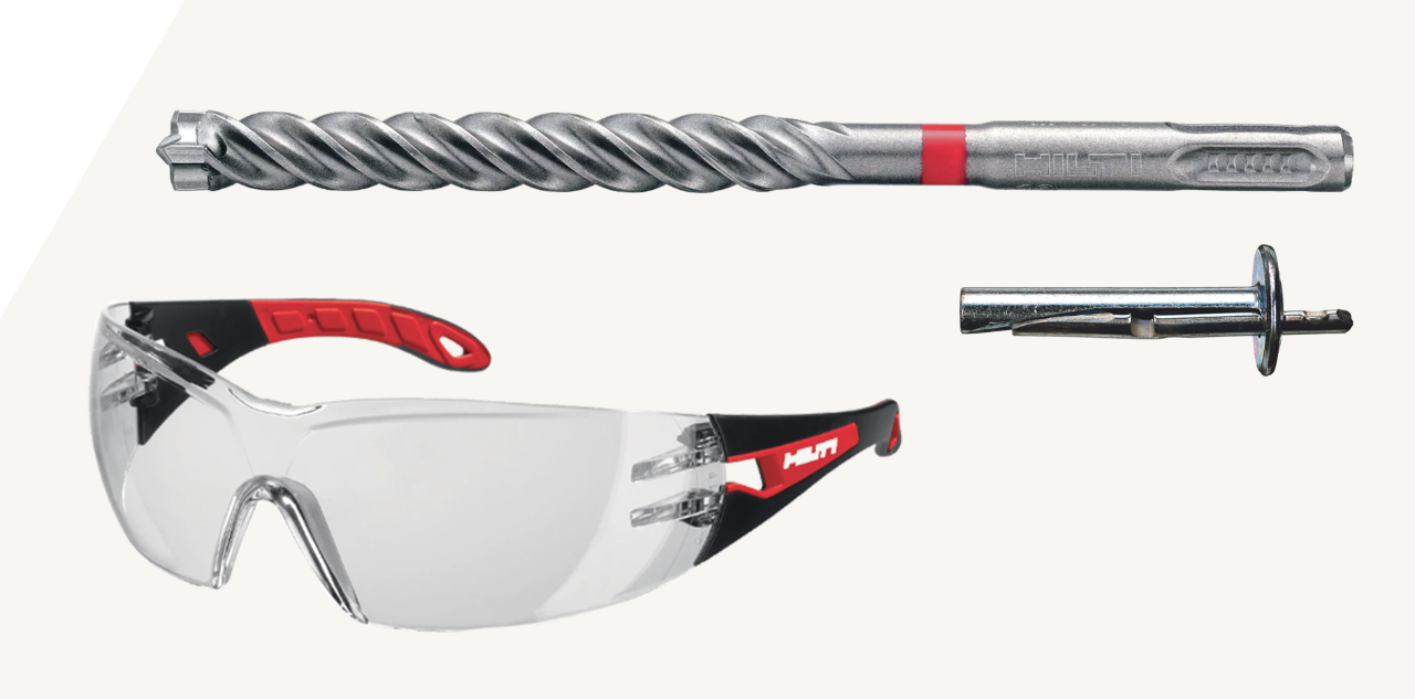 Hilti Befestigungs-Sets: Tägliche Anwendungen
