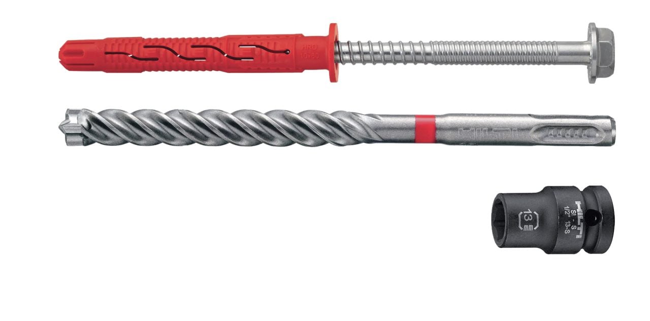 Hilti Befestigungs-Sets leichte Befestigung: Mauerwerk, Beton