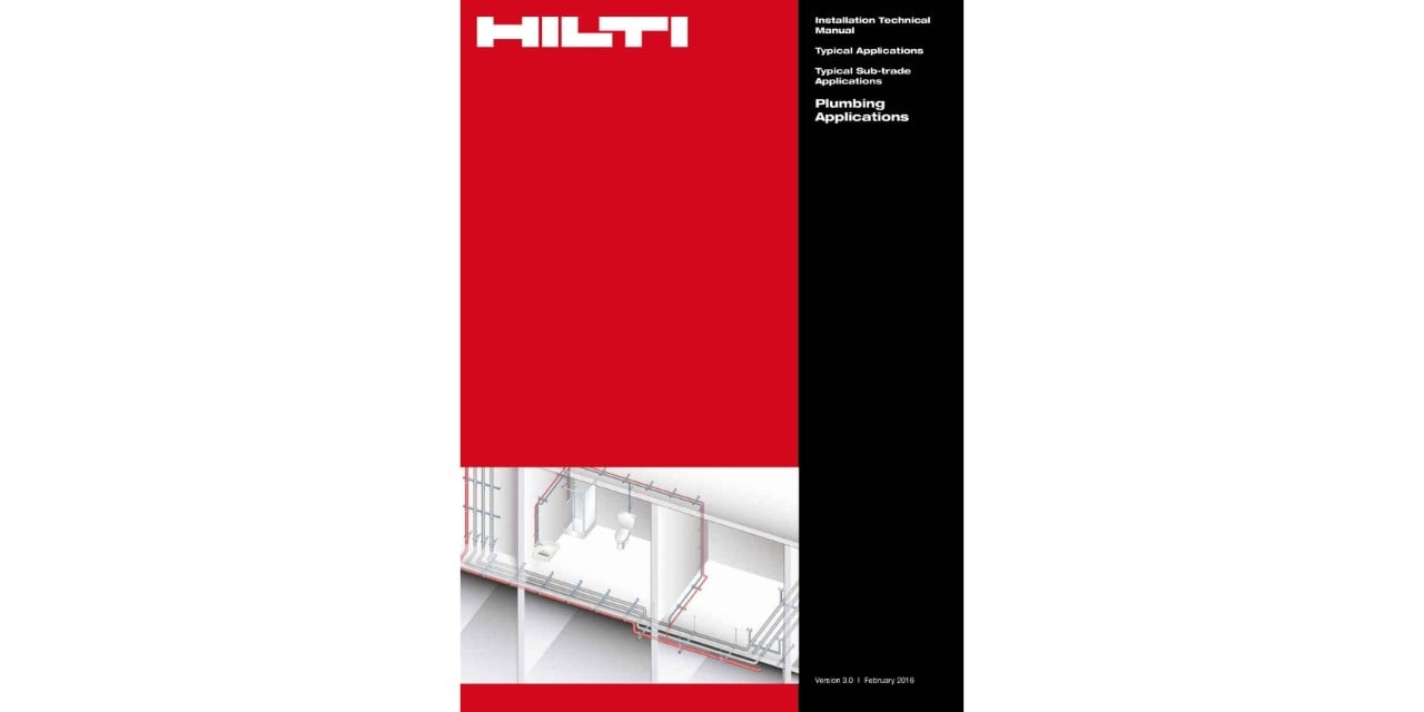 Instrukcje techniczne do systemów instalacyjnych – instalacje hydrauliczne