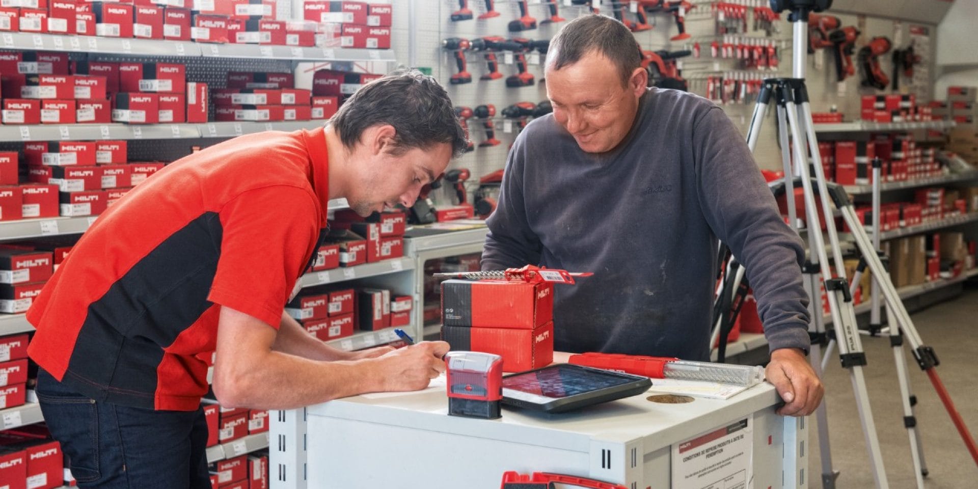Hilti click and collect