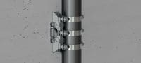 Punkt stały ciężki kompaktowy MFP-CHD Ocynkowany punkt stały kompaktowy, do bardzo dużych obciążeń, maks. 44 kN Aplikacje 1