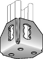 Stopa MQP-F Ocynkowana ogniowo stopa szyny do mocowania szyn do różnych materiałów podłoża