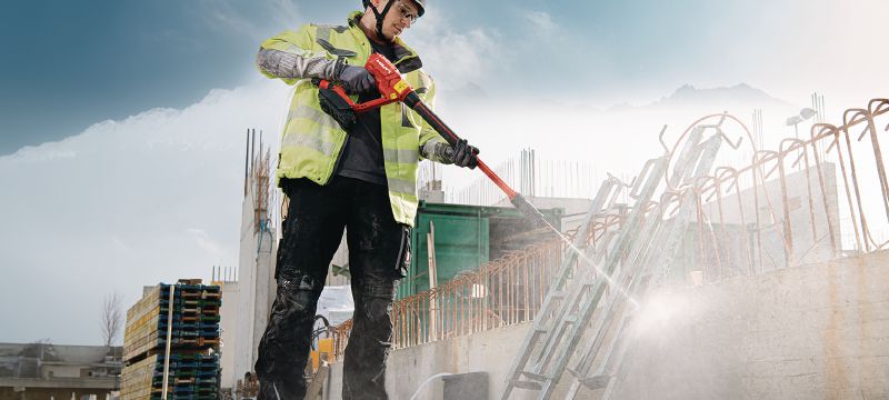 Akumulatorowa myjka ciśnieniowa PC 2-22 Przenośna myjka ciśnieniowa o ciśnieniu roboczym 40 barów (580 PSI), do usuwania lekkich zanieczyszczeń na budowie (platforma akumulatorowa Nuron) Aplikacje 1