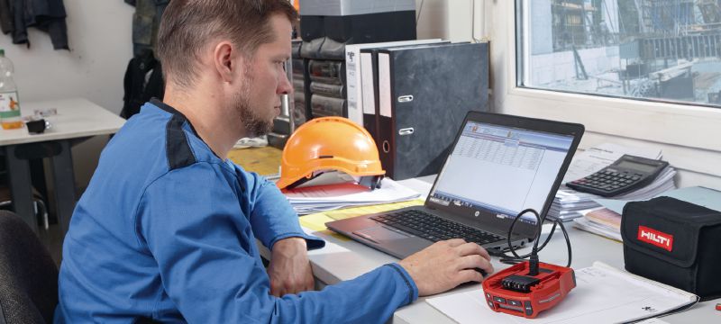 Oprogramowanie do przesyłania danych z modułu SI-AT-22 Oprogramowanie komputerowe do przesyłania danych poprzez kabel USB, osadzenia kotwy/elementu mocującego oraz aktualizacji modułu dynamometrycznego SI-AT-22 Aplikacje 1