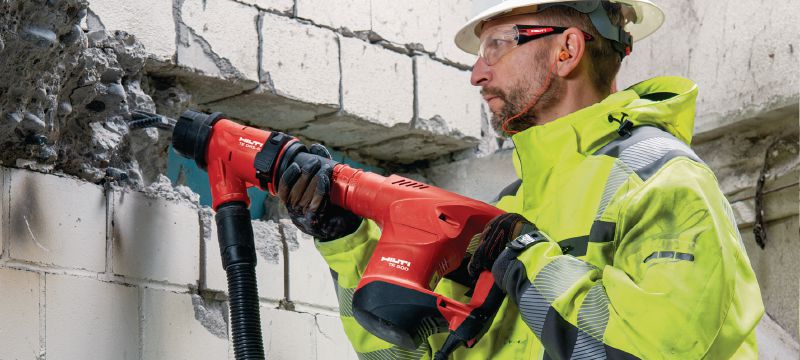 Młot dłutujący TE 500 SDS-Max Wytrzymały młot wyburzeniowy, z uchwytem SDS Max (TE-Y), do lekkiego dłutowania w betonie i murze Aplikacje 1