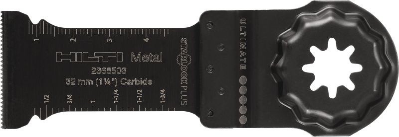Brzeszczot do Multitool (z segmentami z węglika), do cięcia wgłębnego metali Brzeszczot do Multitool z segmentami z węglika, do cięcia wgłębnego metali i stali nierdzewnej
