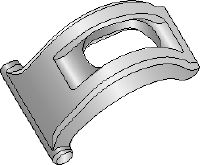 Klamra dźwigara MQT Klamra dźwigara do mocowania szyn montażowych do stalowych dźwigarów bez wiercenia lub spawania