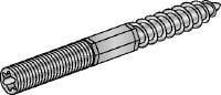 Ocynkowana śruba kołkowa, stal 4.6, łeb Torx Ocynkowana śruba kołkowa ze stali klasy 4.6, z łbem Torx