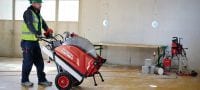 Tarcza do piły ściennej SPX LCS Equidist (60HY: pasuje do narzędzi Hilti, Husqvarna®, Tyrolit®) Najwytrzymalsza tarcza do pił ściennych (5-10 kW) charakteryzująca się dużą prędkością cięcia oraz zwiększoną trwałością przy wykonywaniu prac w betonie zbrojonym (trzpień 60HY pasuje do pił ściennych Hilti, Husqvarna® i Tyrolit®) Aplikacje 1