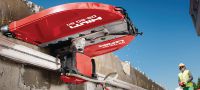 Tarcza do piły ściennej SPX HCL Equidist (60HY: pasuje do narzędzi Hilti, Husqvarna®, Tyrolit®) Najwytrzymalsza tarcza do pił ściennych (20 kW) charakteryzująca się dużą prędkością cięcia oraz zwiększoną trwałością przy wykonywaniu prac w betonie zbrojonym (trzpień 60HY pasuje do pił ściennych Hilti, Husqvarna® i Tyrolit®) Aplikacje 4
