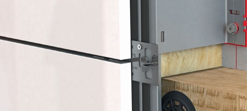 Konsola FOX VI L Uniwersalna konsola ścienna do montażu podkonstrukcji fasad Aplikacje 1