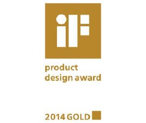                Ten produkt otrzymał złotą nagrodę w konkursie IF Design Award.            