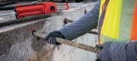 Kotwa wklejana HIT-HY 200-A V3 Iniekcyjna żywica hybrydowa o najwyższych parametrach wytrzymałościowych – szybko utwardzalna kotwa wklejana do wykonywania stalowych połączeń konstrukcyjnych i wklejania prętów zbrojeniowych w beton Aplikacje 4