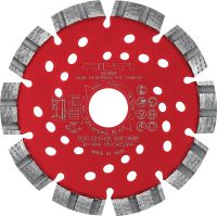 Uniwersalna tarcza diamentowa SPX-SL Najwytrzymalsza tarcza diamentowa z segmentami Equidist do wycinania bruzd w różnych materiałach