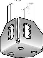 Stopa szyny MQP-2 Ocynkowana galwanicznie stopa szyny do mocowania szyn do betonu w miejscach o ograniczonej przestrzeni