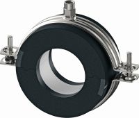 MRP-C Obejma do rur chłodniczych, z szybkim mechanizmem zamykającym Ocynkowana galwanicznie obejma do rur zapewniająca wysoką produktywność podczas montażu instalacji chłodniczych i wody zimnej, z izolacją o różnych grubościach