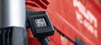 Inteligentny tag AI T320 ON!Track Bluetooth® Wytrzymały tag aktywny do śledzenia lokalizacji sprzętu budowlanego i zapotrzebowania na sprzęt tylko za pośrednictwem systemu Hilti ON!Track 3 – zoptymalizuj zasoby i zaoszczędź czas potrzebny na zarządzanie nimi Aplikacje 1