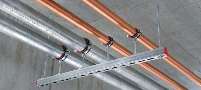 Kotwa wkręcana do betonu HUS3-I 6 Najwytrzymalsza kotwa wkręcana do szybszego stałego mocowania w betonie (stal węglowa, łeb z wielokrotnym gwintem wewnętrznym) Aplikacje 1