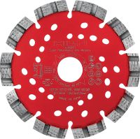 Tarcze diamentowe SPX-SL do muru Najwytrzymalsza tarcza diamentowa z segmentami Equidist do optymalnego wycinania bruzd w murze