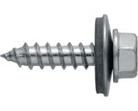 Wkręty samogwintujące S-MP 63 S Wkręt samogwintujący (stal nierdzewna A2) z podkładką 19 mm do mocowania cienkiej blachy metalowej do metalu lub drewna