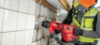 Dłuta płaskie szerokie TE-YX SC Samoostrzące dłuta płaskie SDS Max (TE-Y), do zeskrobywania odprysków spawalniczych, wysięków na deskowaniu oraz innych pozostałości Aplikacje 1