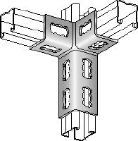 Łącznik do szyn MQV-3D-R Łącznik ze stali nierdzewnej (A4), do szyn do konstrukcji trójwymiarowych