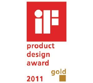                Ten produkt otrzymał złotą nagrodę w konkursie IF Design Award.            