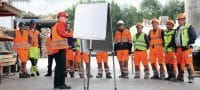 Szkolenie dla monterów kotew (zastosowania przemysłowe) Szkolenie praktyczne z osadzania kotew w betonie w zakładach przemysłu ciężkiego, obejmujące odpowiednie typy kotew i podstawowe zasady prawidłowego osadzania Aplikacje 2