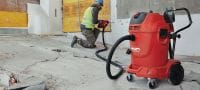 Odkurzacz budowlany VC 60M-X klasy M Bardzo wydajny odkurzacz do podłączania elektronarzędzi i sprzątania na budowie (na mokro i na sucho), ze zbiornikiem 60 l Aplikacje 5