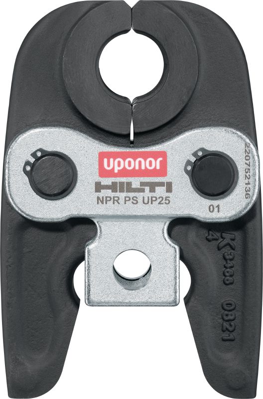 Szczęki do zaciskarki do rur NPR PS UP Szczęki zaciskowe do złączek zaciskowych Uponor S-Press® / S-Press Plus®, maks. 50 mm. Pasujące do zaciskarek Hilti NPR 32