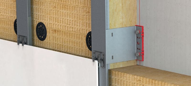 Konsola FOX VI L Uniwersalna konsola ścienna do montażu podkonstrukcji fasad Aplikacje 1