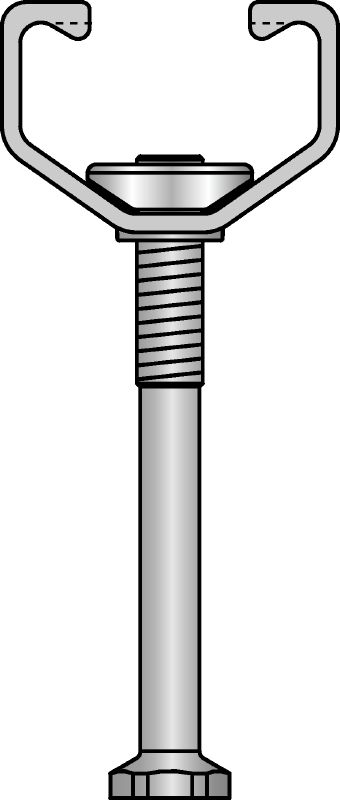 Standardowa szyna kotwiąca HAC-T Szyny kotwiące do zabetonowania o standardowych wymiarach i długościach, z aprobatami umożliwiającymi stosowanie przy obciążeniach 3D