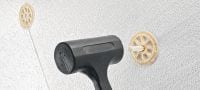 Element do mocowania materiałów izolacyjnych SDK-FV Ekonomiczna wbijana kotwa izolacyjna z aprobatą ETA, do mocowania do fasad w systemie ETICS Aplikacje 1