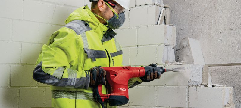 Młot dłutujący TE 500 SDS-Max Wytrzymały młot wyburzeniowy, z uchwytem SDS Max (TE-Y), do lekkiego dłutowania w betonie i murze Aplikacje 1