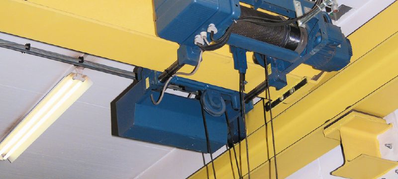 Pręt kotwy HAS-D Wysoce wytrzymały pręt kotwy do obciążeń dynamicznych, do kotew z iniekcyjną żywicą hybrydową (stal węglowa), mocowanie przelotowe i nieprzelotowe Aplikacje 1
