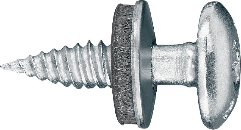 Samowiercące wkręty do blach S-MS 31PS Wkręt samowiercący (stal nierdzewna A2) z podkładką do mocowania bezwiórowego cienkich blach metalowych (do 2 x 1,0 mm)