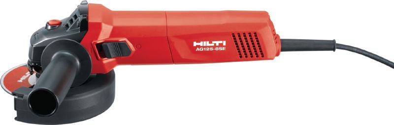 AG 125-8SE Szlifierka kątowa Szlifierka kątowa 800 W do cięcia i szlifowania (wykańczania) metalu przy użyciu tarcz o średnicy maks. 125 mm