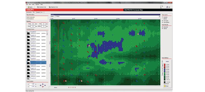 PROFIS Ferroscan MAP Oprogramowanie komputerowe Aplikacje 1