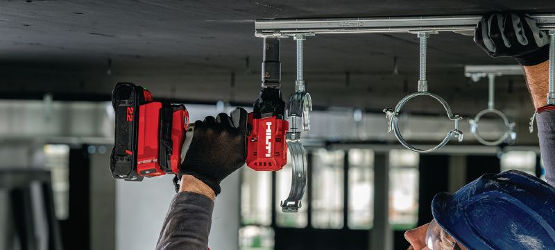 HST4 BW Kotwa segmentowa Najwytrzymalsza metalowa kotwa rozprężna w naszej ofercie, do przenoszenia dużych obciążeń statycznych i sejsmicznych w betonie zarysowanym (stal węglowa, duża podkładka) Aplikacje 1